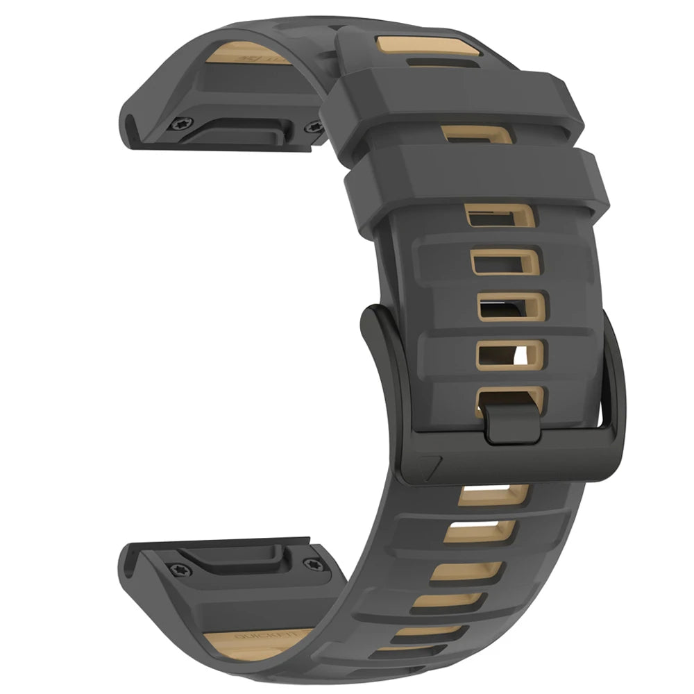Fenix8 Watch Band For Garmin Fenix 8 Pro 47mm 51mm E 7 7X 6 6X/Epix Pro/Tactix8 970 965 QuickFit 22mm 26mm Sports Silicone Strap