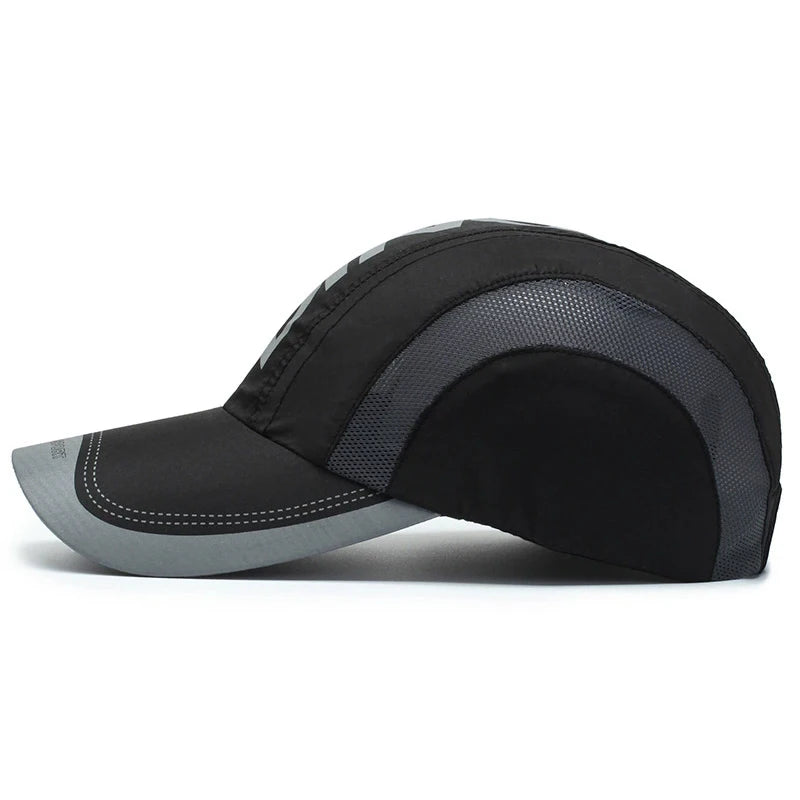New Summer Hat Quick-Drying Cap Fashion Spring Baseball Cap Outdoor Sports Cap Breathable Mesh Hat Visor Hat Mens Cap
