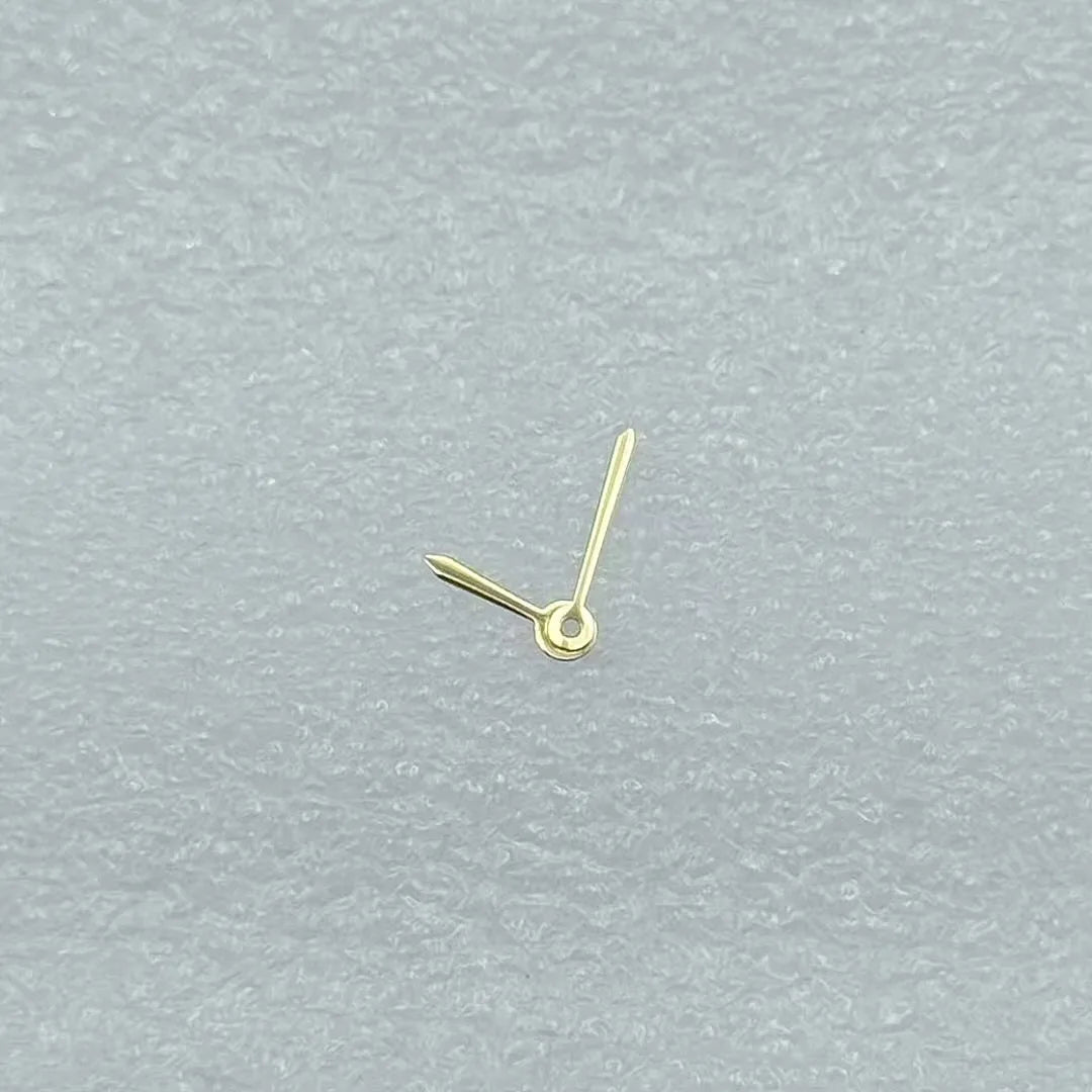 26.5mm Square Diamond Watch Case Fit 19mm Dial Two Blue Sword Shape Hands for Y120 Quartz Panther Cartier Movement Mod Parts