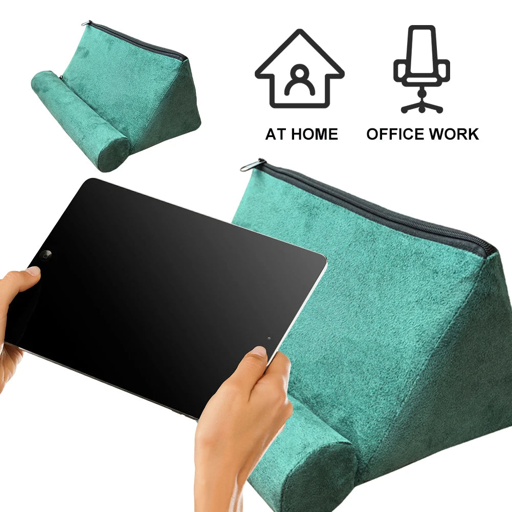 Sponge Pillow Tablet Holder for IPad Tablet Pillow Stand Cushion Laptop Tablet Holder Mobile Phone Support Pillow Reading Stand