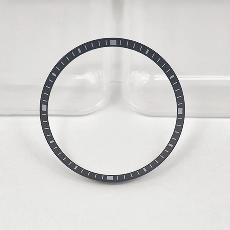 30.5mm Watch Chapter Rings Fit SKX007 SKX009 SRPD Watch Case Plastic Inner Ring NH35 NH36 Movement Men's Watch Parts Replace