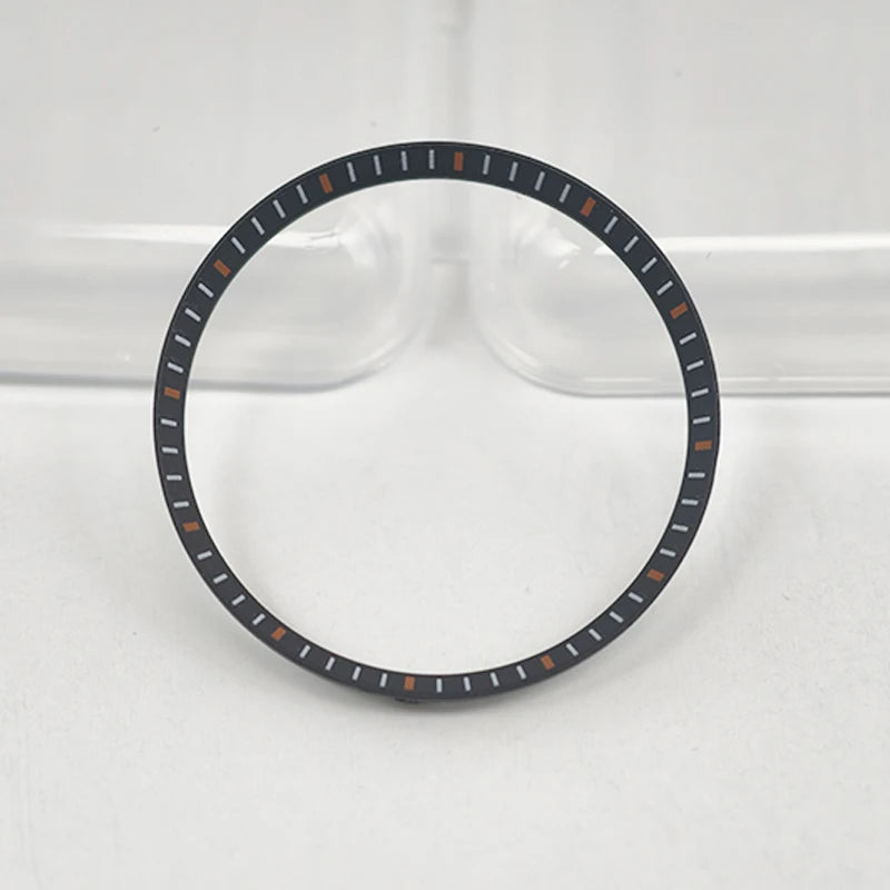 30.5mm Watch Chapter Rings Fit SKX007 SKX009 SRPD Watch Case Plastic Inner Ring NH35 NH36 Movement Men's Watch Parts Replace