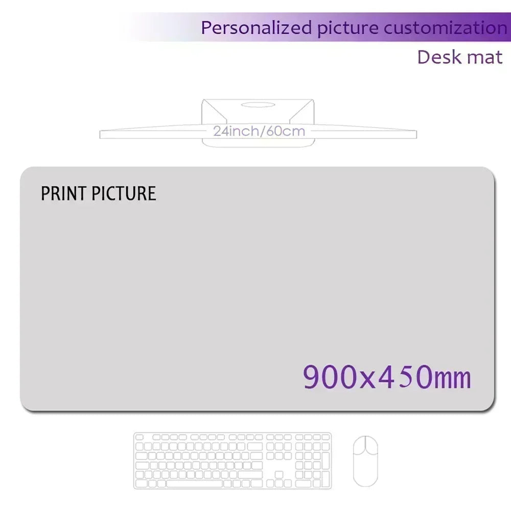 Custom Playmat 60x35cm Mousepad Custom Image Tabletop Gaming Deskmat Playmat Custom Game Mat Printing HD,Rubber Mouse Pad Xxl