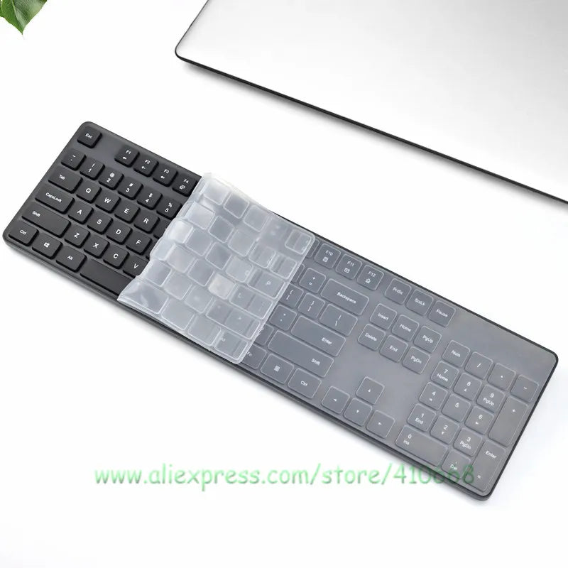 For Xiaomi Mi Wireless Keyboard Mouse Keyboard Cover Protector Skin Silicone Dustproof Desktop PC