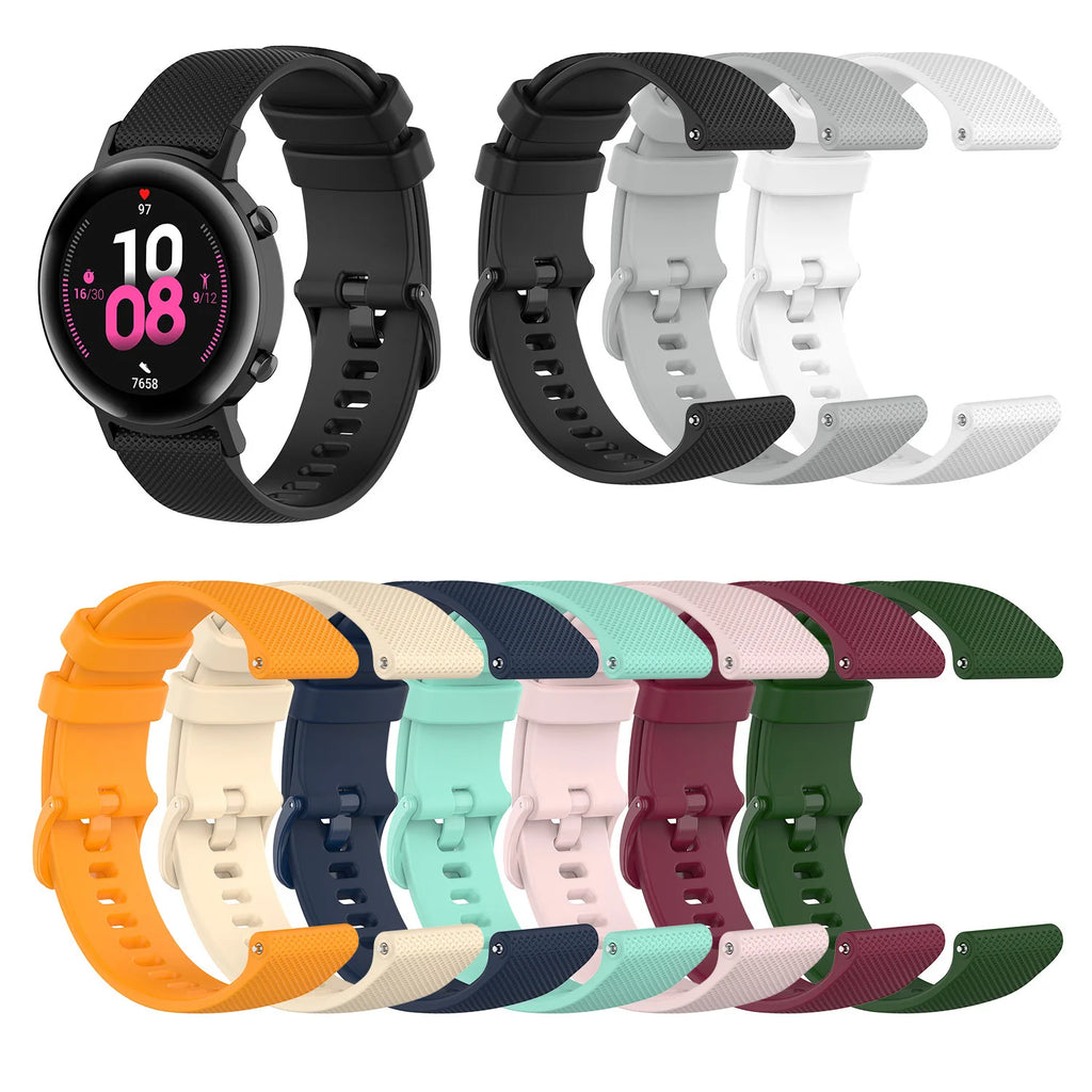 18mm Strap Watchband For Garmin Venu 4 41mm Silicone Band For Garmin Vivoactive 4S/Venu 3S 2S /Forerunner 255S 265S Bracelet
