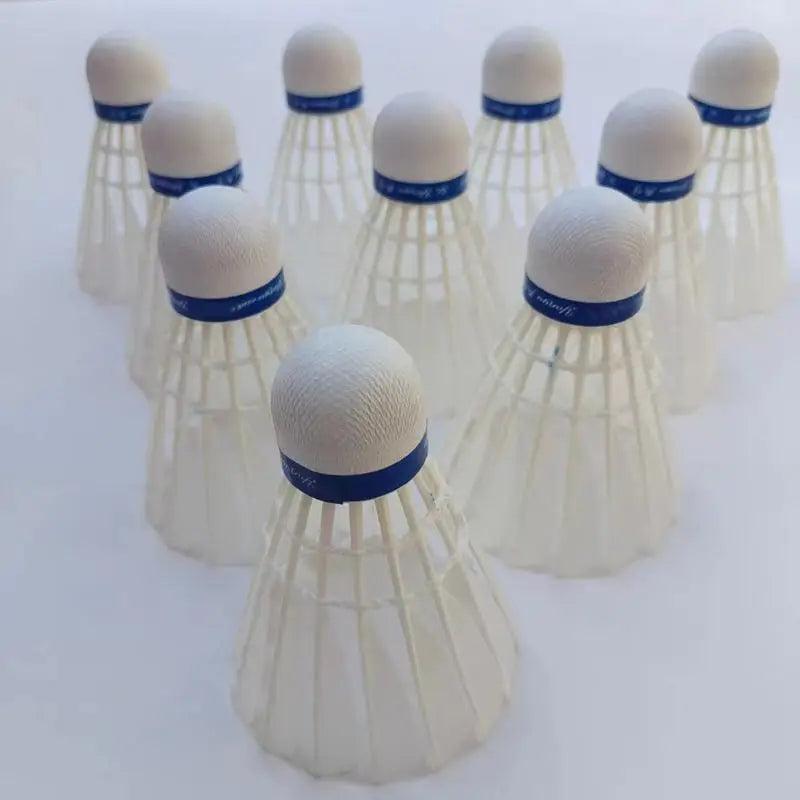 3/6/12X High Durability Feather Shuttles Badminton High Stability Badminton Shuttlecocks for Beginners Badminton Shuttlecocks