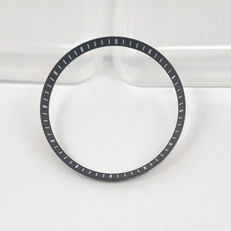 30.5mm Watch Chapter Rings Fit SKX007 SKX009 SRPD Watch Case Plastic Inner Ring NH35 NH36 Movement Men's Watch Parts Replace