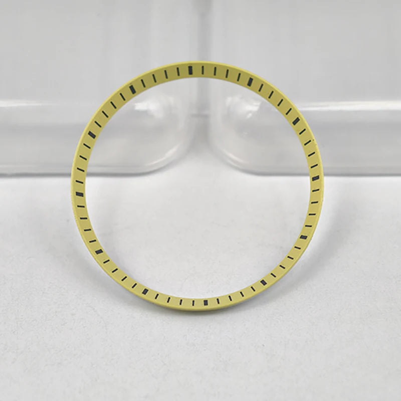 30.5mm Watch Chapter Rings Fit SKX007 SKX009 SRPD Watch Case Plastic Inner Ring NH35 NH36 Movement Men's Watch Parts Replace
