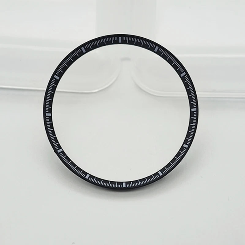 30.5mm Watch Chapter Rings Fit SKX007 SKX009 SRPD Watch Case Plastic Inner Ring NH35 NH36 Movement Men's Watch Parts Replace