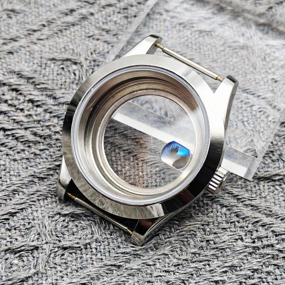 36/39/41mm NH35 36 38 Movement 904L Stainless Steel Constant Motion Case Watch Assembly Replacement Parts Oyster Strap