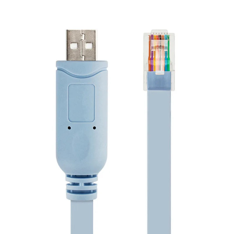 Premium Quality Console Cable with USB to RJ45 Interface FTDI FT232RL for Cisco and Huawei Switches and Routers