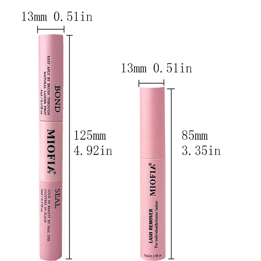5ml No Irritation Eyelashes Extension Glue Quick Drying Long Lasting Waterproof Adhesive Black Eyelash Cluster Glue Makeup Tool