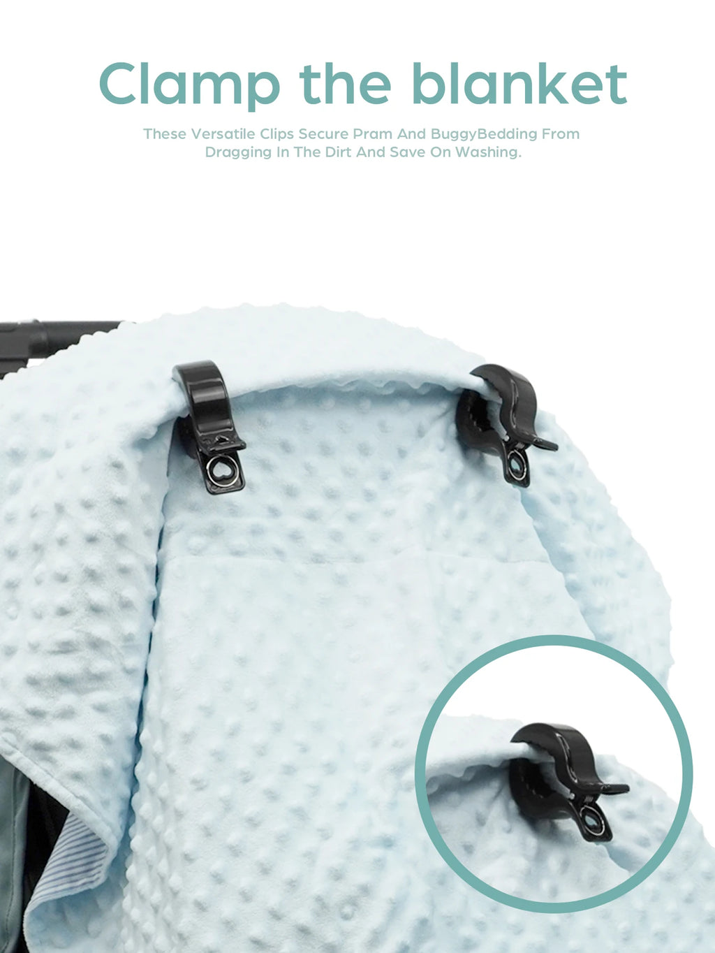 Multicolor Baby Stroller Clips Crocodile Anti-Drop Clamps for Blankets,Universal Pram/Car Seat Accessories