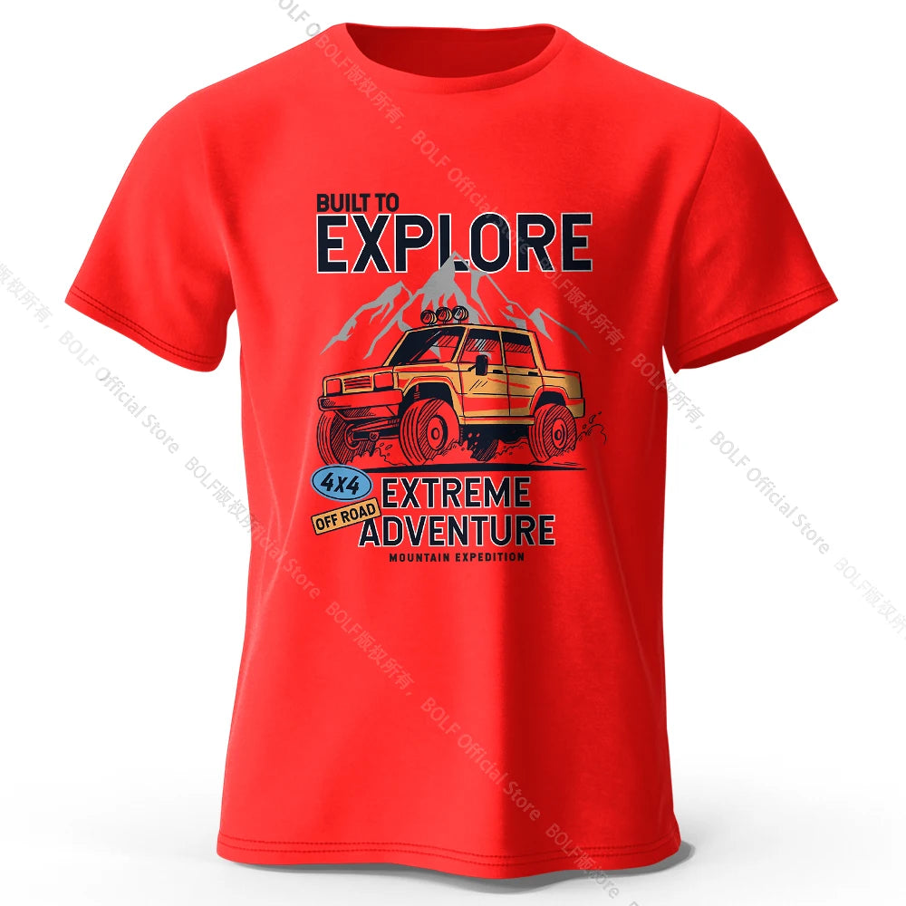 Vintage Rally Crest Printed Unisex Men Women T-Shirt Tees Tops 100% Cotton Weatherproof Patina Graphic Adventurer Gear
