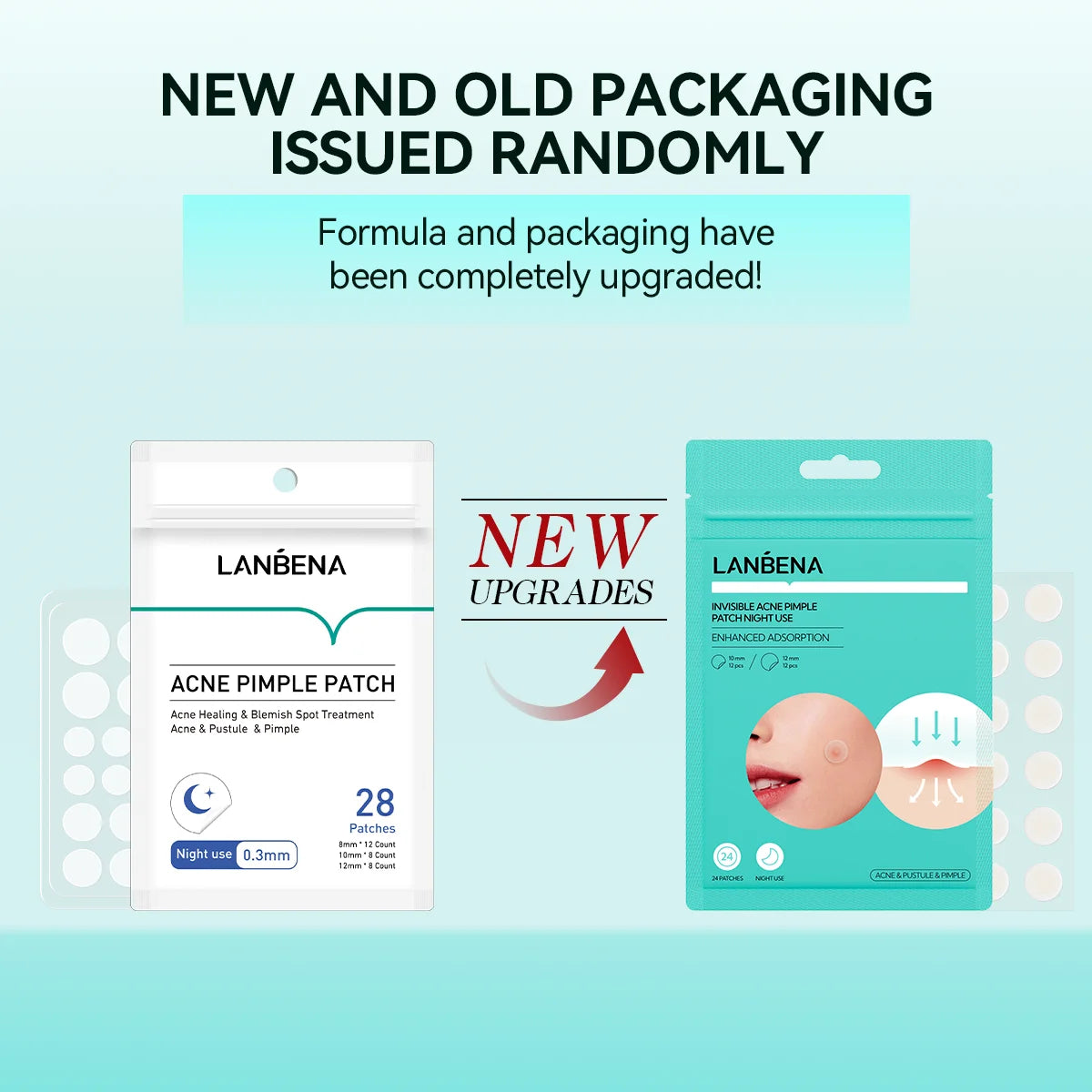 LANBENA Acne Pimple Patch Daily Use and Night Use Invisible Acne Stickers Blemish Treatment Acne Concealer Makeup