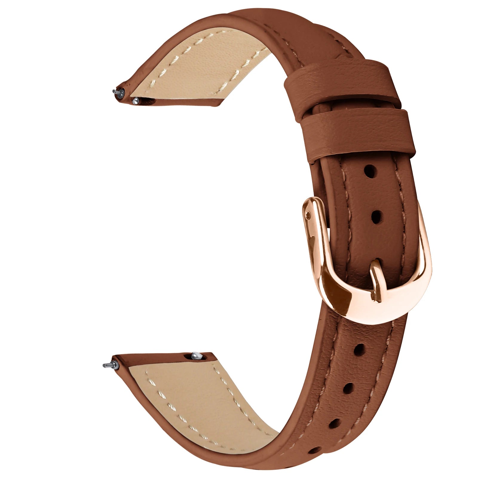 Leather Bracelet Band Suitable for Huawei Watch GT6 GT5 GT4 41mm with Metal Buckle Suitable for Huawei Watch 5/GT5pro 42mm