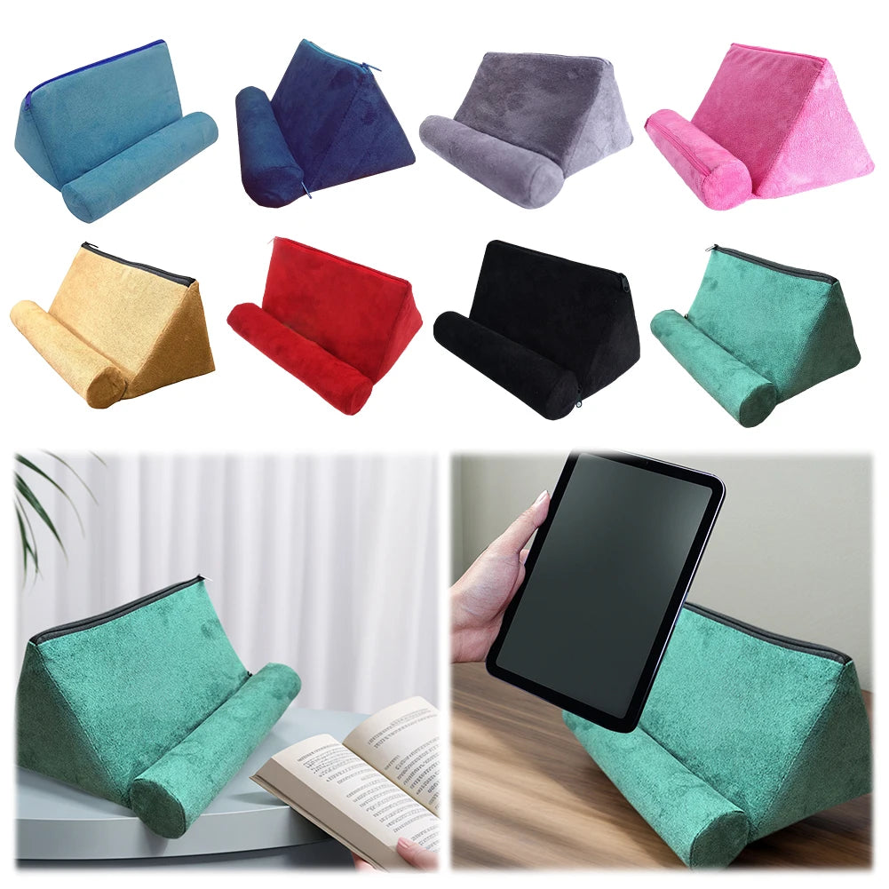 Sponge Pillow Tablet Holder for IPad Tablet Pillow Stand Cushion Laptop Tablet Holder Mobile Phone Support Pillow Reading Stand