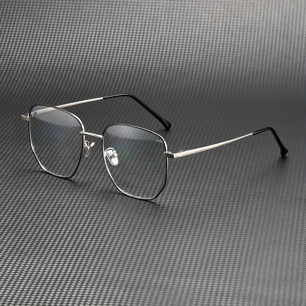 Transparent Computer Glasses Frame Women Men Anti Blue Light polygon Eyewear Blocking Glasses Optical Spectacle Eyeglass