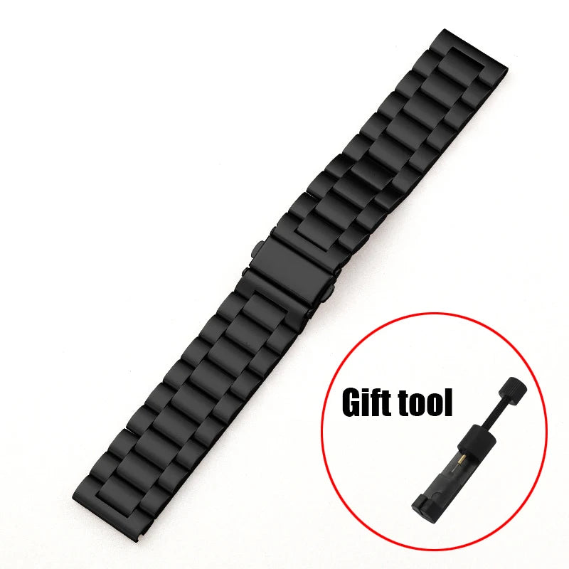 20mm/22mm Milanese band For Amazfit GTS/2/2e/3/4/GTS2 Mini/GTR 42mm/47mm/GTR2/3/4/Pro stratos Metal Bracelet Amazfit bip strap