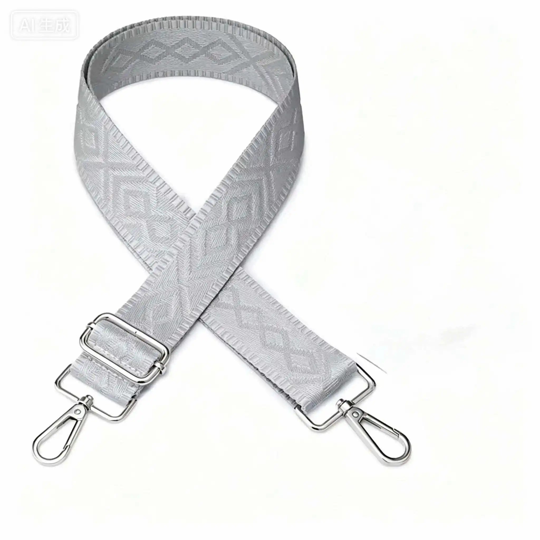 3.8cm Wide Jacquard Bag Strap Adjustable Replacement Crossbody Shoulder Strap for Handbags