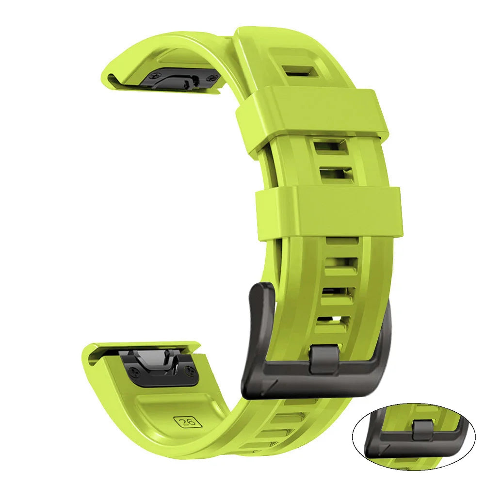 Fenix8 Watch Band For Garmin Fenix 8 Pro 47mm 51mm E 7 7X 6 6X/Epix Pro/Tactix8 970 965 QuickFit 22mm 26mm Sports Silicone Strap