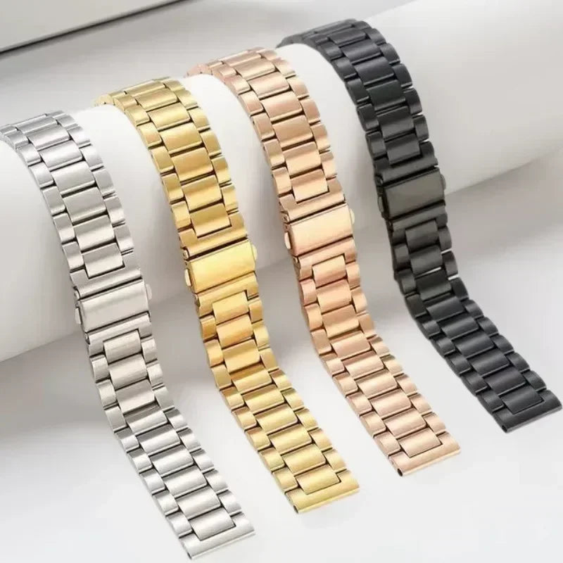 Stainless Steel Strap For Zeblaze Vibe 8 7 7 Pro 7 Lite Metal Band 22mm Wristband For Zeblaze Stratos 4 3 2 Ultra/Beyond 3 Pro