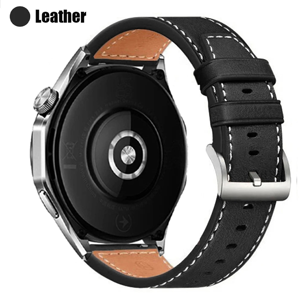 Replacement 22mm Strap For Huawei Watch GT6 6Pro GT5 GT 4 3 2 46mm Watch 5 4 Pro Smartwatch Leather Silicone Bracelet Wristbands