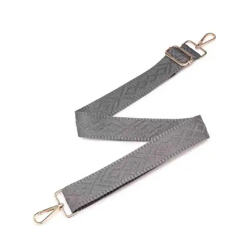 3.8cm Wide Jacquard Bag Strap Adjustable Replacement Crossbody Shoulder Strap for Handbags