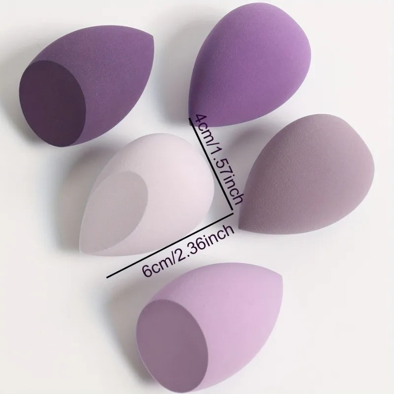 1/7/18PCS Makeup sponge latex free fragrance free makeup sponge wet and dry powderpuff suitable for all skin types random colors
