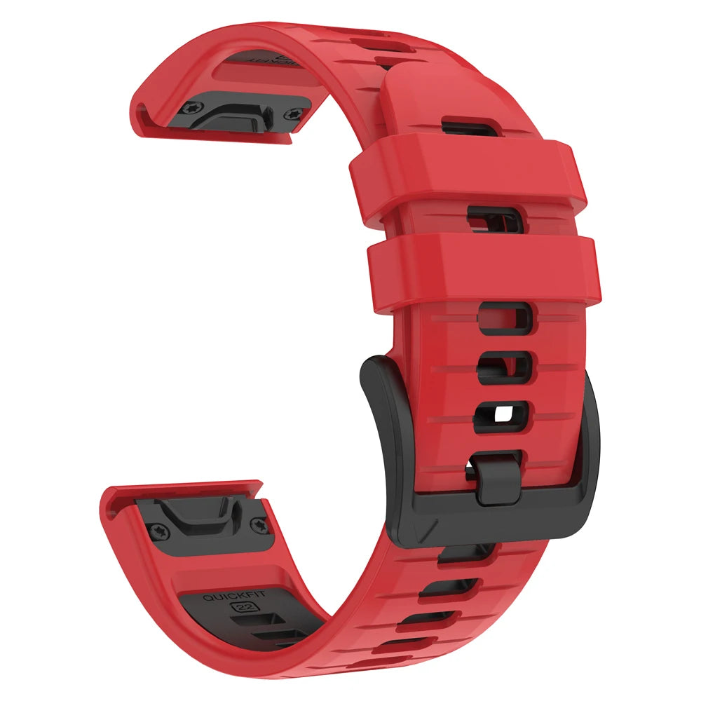 Sport Strap Silicone Watch Band 22mm 26mm For Garmin Fenix 8 Pro E 7 7X 6 6X 5 5X Plus Quick Release Bracelets Women Men Correa
