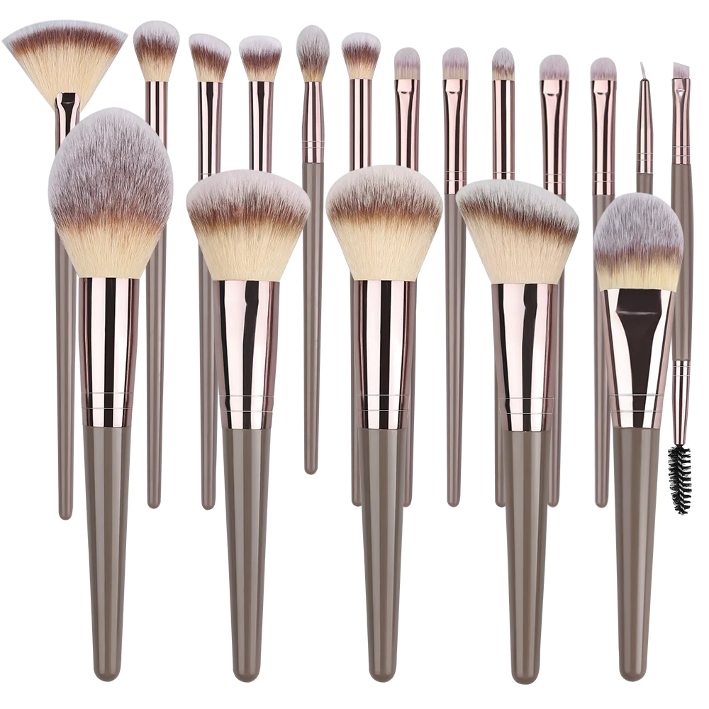 10-20PCS Makeup Brush Set Foundation Concealer Powder Eyeshadow Blush Brush Kabuki Blending Cosmetic Beauty Tool for Face