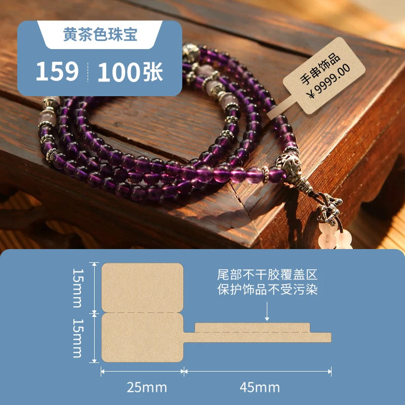 Niimbot Thermal Jewelry Label for B1 B21 B31 B4 B3S B203 Printers Waterproof Ornaments Glasses Sticker Accessories Price Tag