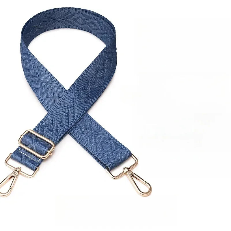 3.8cm Wide Jacquard Bag Strap Adjustable Replacement Crossbody Shoulder Strap for Handbags