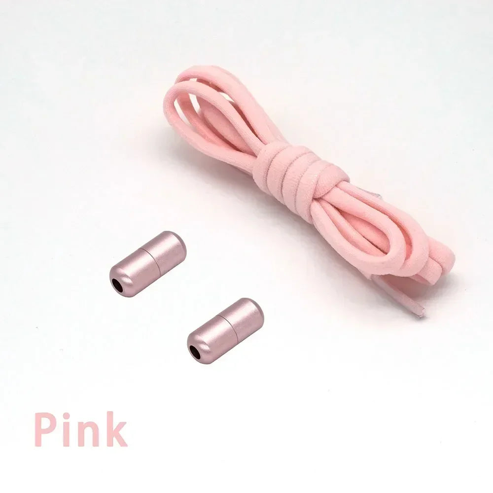 Elastic Shoe Laces Semicircle No Tie Shoelaces for Kids and Adult Shoelace for Sneakers Quick Lazy Laces Colorful Capsule Buckle