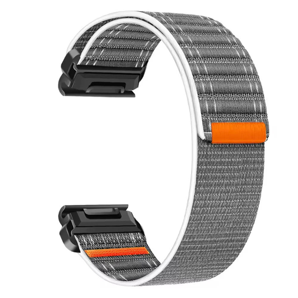 26mm 22mm Nylon QuickFit Strap For Garmin Fenix 8 8Pro E 7 7X 6 6X 5X/Forerunner 970 965/Enduro 3/Instinct 3 2X Sport Watch Band