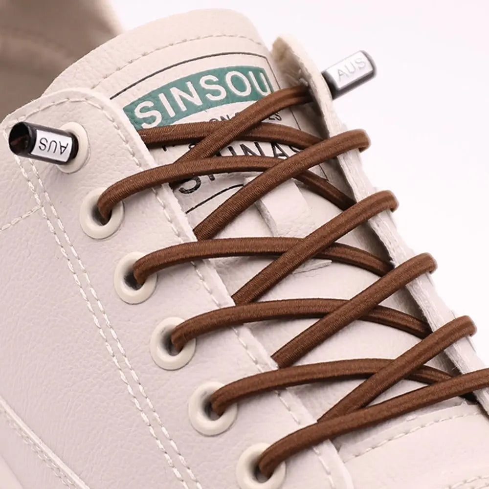 1 pair Shoelaces No Tie Shoelaces Multicolors Elastic Lace Shoelace Creative Lazy Silicone Laces Rubber Shoelace Buckle