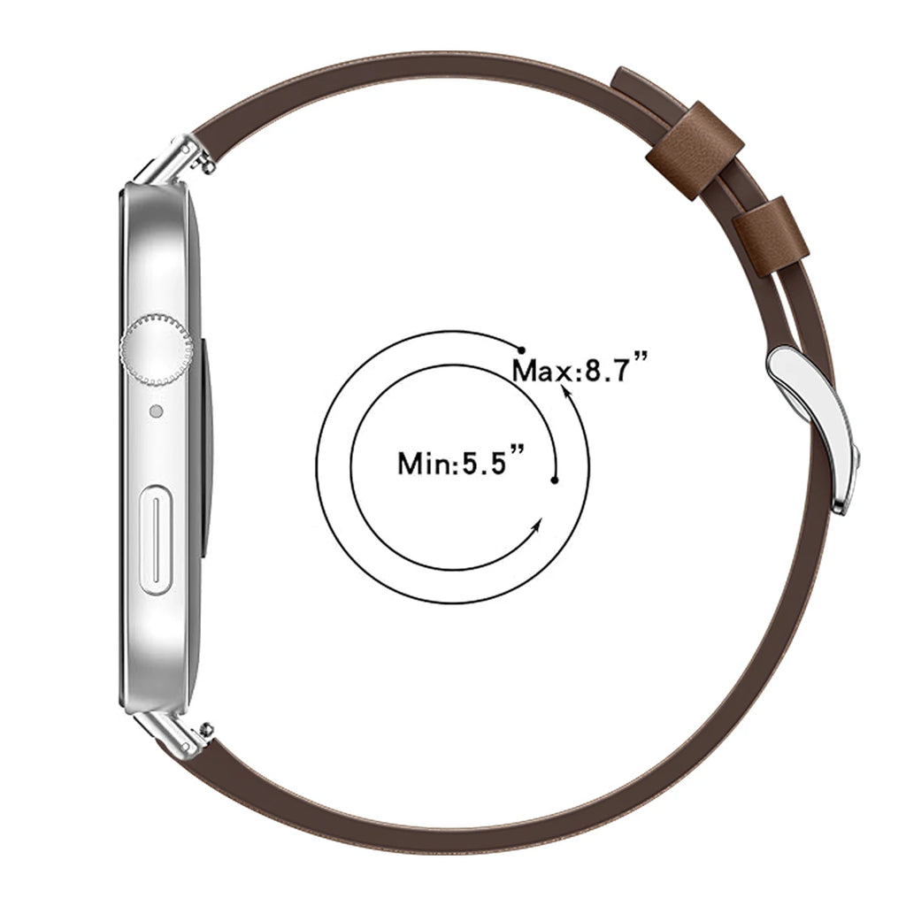 Classic Leather Strap for Huawei Watch Fit 4 4Pro Band Smartwatch Correas Sports Bracelet for Huawei Fit3 Watch Accessories Belt