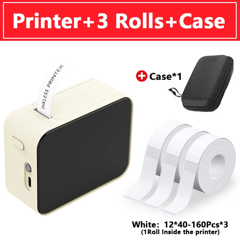 Marklife P15 Mini Pocket Thermal Label Printer Wireless Bluetooth Adhesive Label Maker Similar as D11 D110 D101 Portable Printer