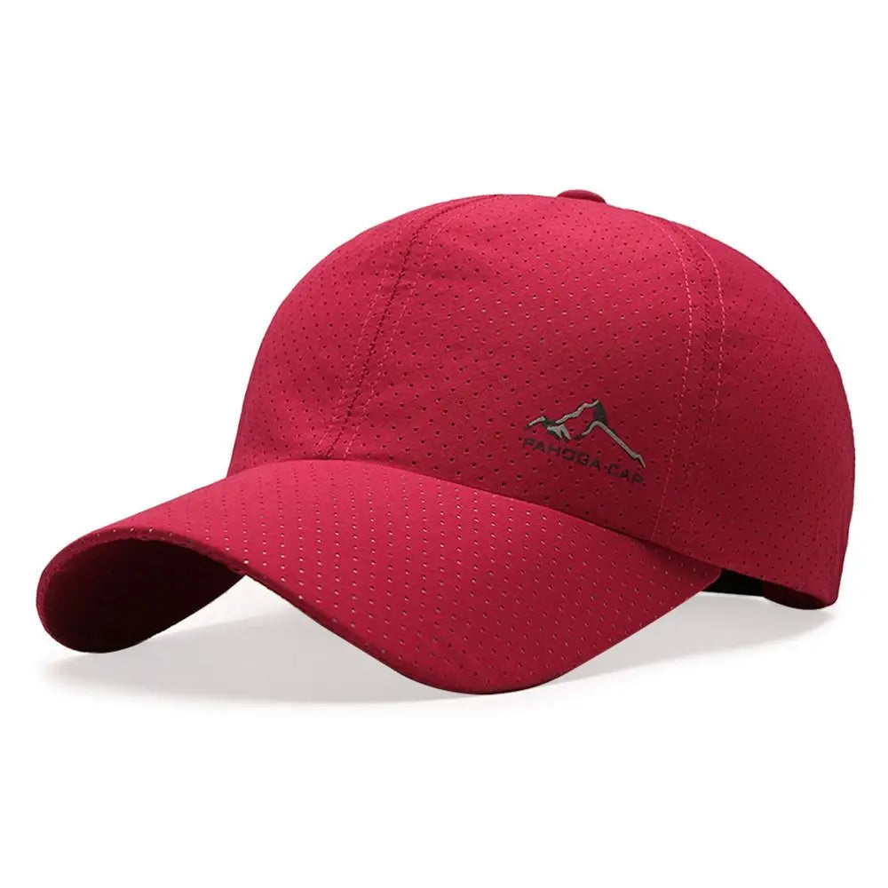 Casual Quick Dry Summer Baseball Cap Breathable UV Protection Sun Hats Adjustable Sports Cap Men Women