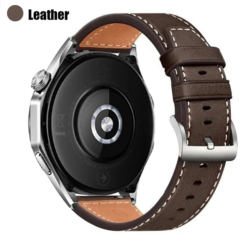 Replacement 22mm Strap For Huawei Watch GT6 6Pro GT5 GT 4 3 2 46mm Watch 5 4 Pro Smartwatch Leather Silicone Bracelet Wristbands