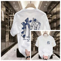 2026 New Trendy Street Printed Men's Short-sleeved T-shirt - A Street-style Comfortable Summer Loose Men's T-shirt