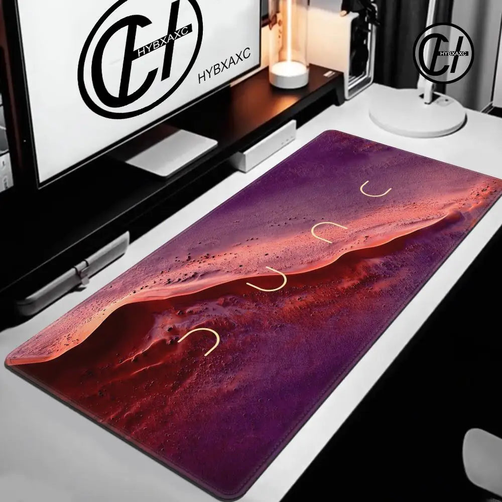 Hot Dune Mouse Pad Kawaii Gaming Accessories Keyboard Desk Mat Desktop Carpet Large PC Gamer HD Printing Mousepad Boyfriend Gift