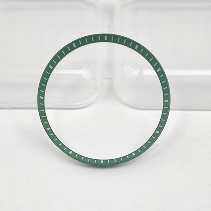 30.5mm Watch Chapter Rings Fit SKX007 SKX009 SRPD Watch Case Plastic Inner Ring NH35 NH36 Movement Men's Watch Parts Replace