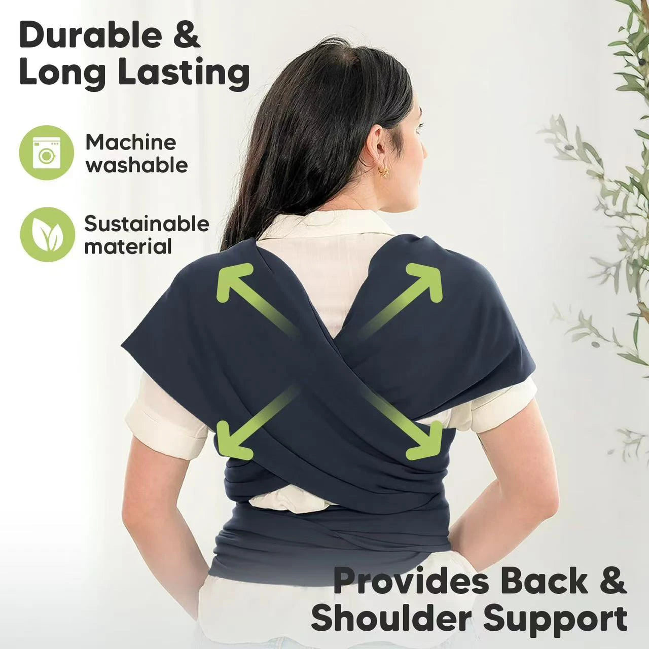 Baby Carrier Front-Carrying Multi-Functional Sleeping, Breastfeeding, Outing Device to Free Hands Knitted Fabric