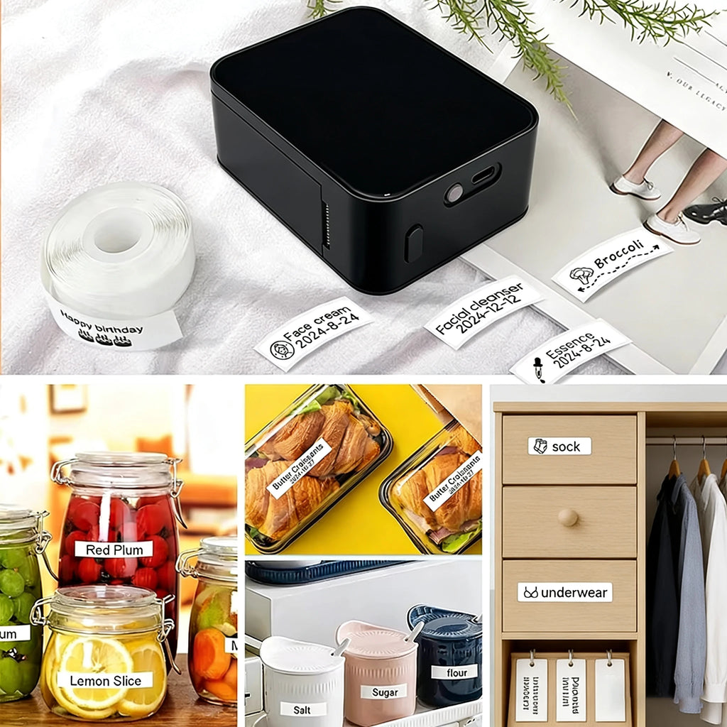 Marklife P15 Mini Pocket Thermal Label Printer Wireless Bluetooth Adhesive Label Maker Similar as D11 D110 D101 Portable Printer