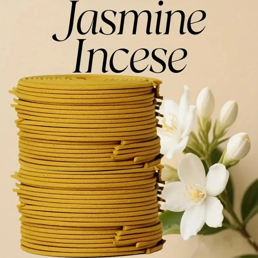 20/48/80pcs Jasmine spiral coil fragrance, suitable for home decoration, yoga, meditation, holiday gifts