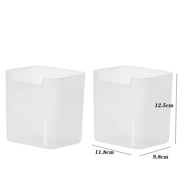 Fridge Organizer Refrigerator Side Door Organizer Box Food Sorting Crisper Household Kitchen Organizing Food Grade Kitchen Box