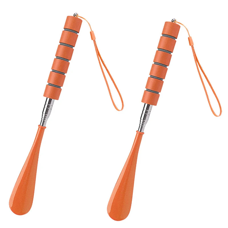 Stretchable Long Shoe horns 30cm-71cm Metal Shoehorn pregnant woman elderly Shoe spoon household Shoe spatula 1Pcs/2Pcs