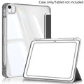 Case for iPad Air 11 Inch M4 2026/M3 2025/M2 2024, iPad Air 5th/4th Gen 10.9 Inch 2022/2020, Acrylic Cover with Pencil Holder