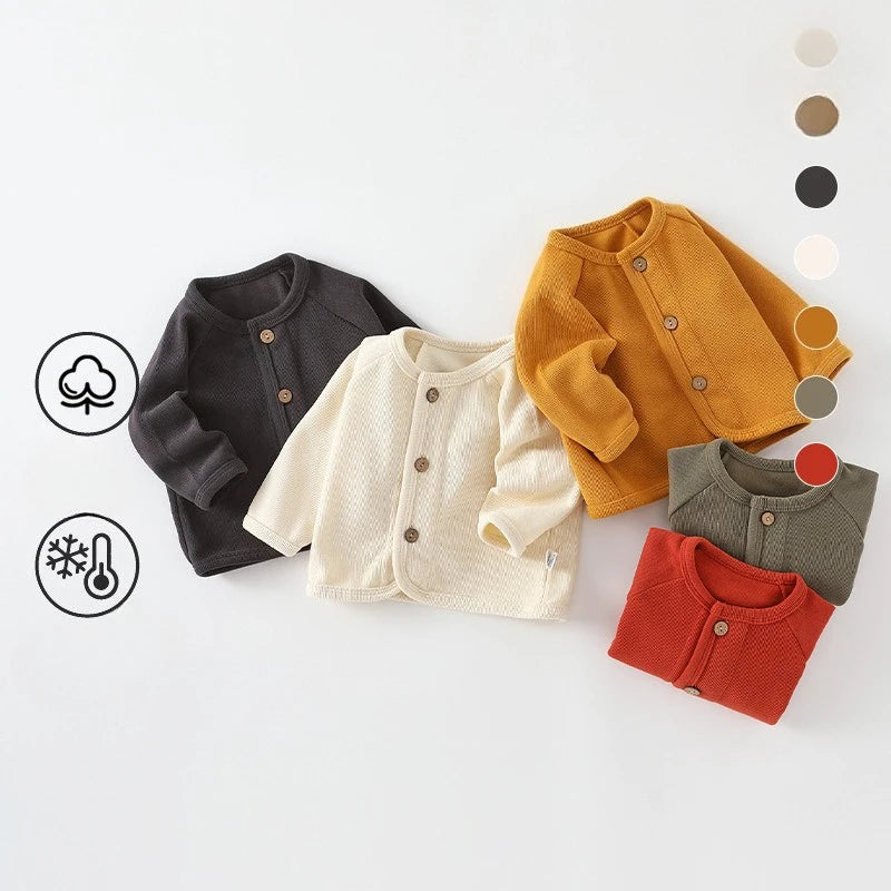 Baby CardiganUltra-Soft Spring & Autumn Knitwear for Infants & Toddlers - Chic, Comfortable